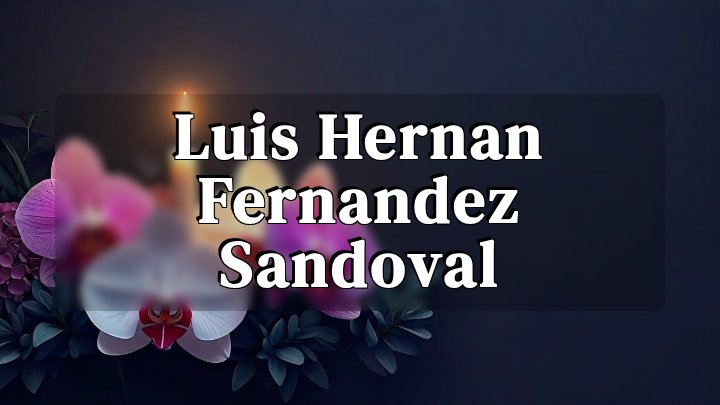 Luis Hernan Fernandez Sandoval, Wyoming, MI